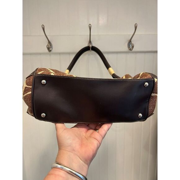 SR Squared By Sondra Roberts Giraffe Print Handbag - Picture 6 of 7